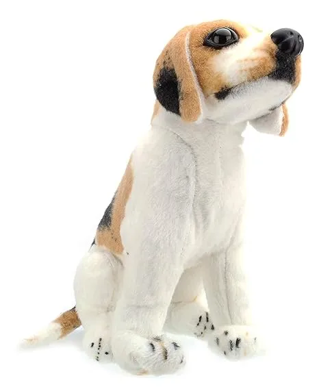 Beagle Sitting Dog Soft Plush Stuffed Toy for Kids