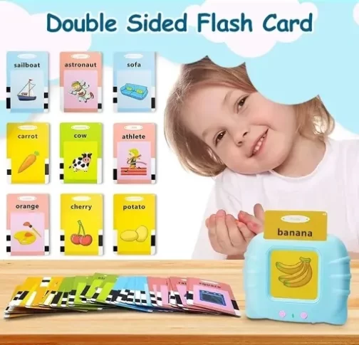 Bellador Talking Flash Cards for 2-Year-Old Boys & Girls