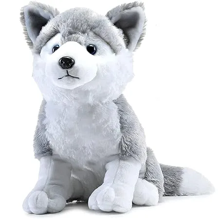 Plush Husky Dog Stuffed Animal Puppy Soft Toy