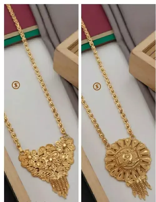 Gold Plated Mangalsutra Pendant for Women